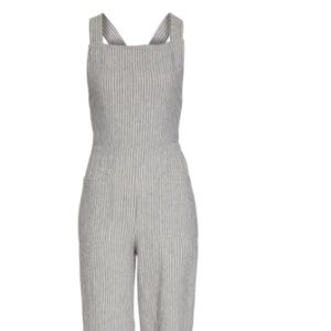 Free People Off the Shore Crop Jumpsuit